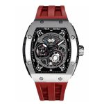 Đồng Hồ Nam Tsar Bomba  Skeleton Waterproof TB8210A-SR Màu Đỏ