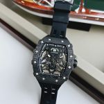 Đồng Hồ Nam Tsar Bomba Carbon Fiber Hollow TB8207CF-BB Màu Đen