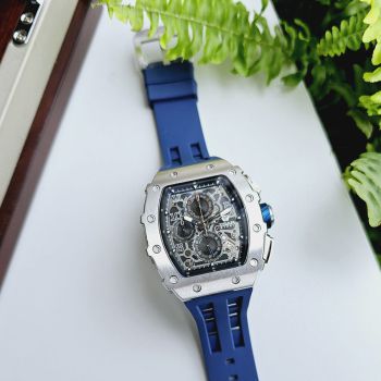 Đồng Hồ Nam Tsar Bomba TB8204Q-SBLUE Màu Xanh Bạc
