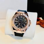 Đồng Hồ Unisex Guess GW0118L2 Dây Cao Su Màu Đen