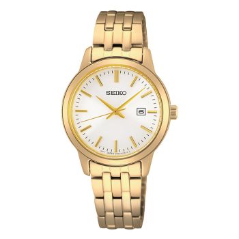 Đồng Hồ Nam Seiko Regular SUR404P1 Màu Vàng Gold
