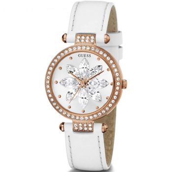 Đồng Hồ Nữ Guess GW0382L3 White Dial Leather Ladies Watch Màu Trắng