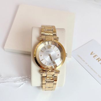Đồng Hồ Nữ Versace Revive Quartz White Dial Ladies Watch VE2L00521 Màu Vàng Gold