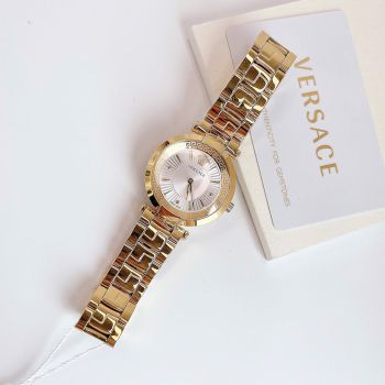 Đồng Hồ Nữ Versace Revive Quartz White Dial Ladies Watch VE2L00521 Màu Vàng Gold