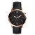 Đồng Hồ Nam Fossil Neutra Chronograph Black Leather Watch FS5381I Màu Đen