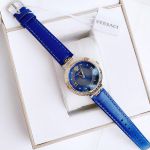 Đồng Hồ Nữ Versace Medusa Quartz Blue Dial Ladies Watch VE2K00321 Màu  Vàng Xanh