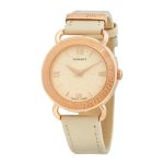 Đồng Hồ Nữ Versace Medusa Quartz Ivory Dial Ladies Watch VEPU01021 Màu Kem Vàng Hồng
