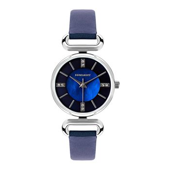 Đồng Hồ Nữ Sunlight Dây Da Cao Cấp S291ASN-01LN Màu Xanh Than