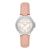 Đồng Hồ Nữ Michael Kors MK Camille Black Croc Leather Watch MK2963 Màu Hồng