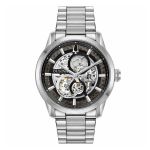 Đồng Hồ Nam Bulova Skeleton 96A208 Màu Bạc
