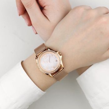 Đồng Hồ Nữ Sunlight Watches For Women 337337 Màu Vàng Hồng