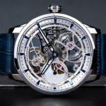 Đồng Hồ Nam Waldhoff Paragon Pearl Silver Blue 12AM-Blue 43.5mm Màu Xanh Bạc