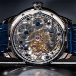 Đồng Hồ Nam Waldhoff Paragon Pearl Silver Blue 12AM-Blue 43.5mm Màu Xanh Bạc