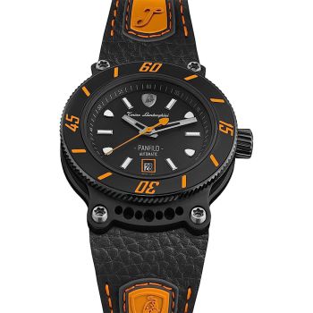 Đồng Hồ Nam Tonino Lamborghini Panfilo TLF-T03-3 44mm Màu Đen Cam