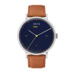Đồng Hồ Nam Dufa Aalto Automatic Power Reserve Blue DF-9024-02 42mm Màu Xanh Navy Nâu