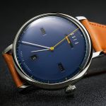 Đồng Hồ Nam Dufa Aalto Automatic Power Reserve Blue DF-9024-02 42mm Màu Xanh Navy Nâu