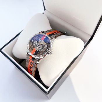 Đồng Hồ Gucci G-Timeless GG Supreme Dial Canvas Strap Watch YA1264186 Phối Màu