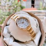 Đồng Hồ Nữ Citizen Eco Drive Watch Riva Diamond Silver Dial Ladies EW2462-51A Màu Vàng Gold