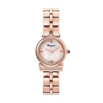 Đồng Hồ Nữ Salvatore Ferragamo SFYE00822 Gancini Màu Vàng Hồng