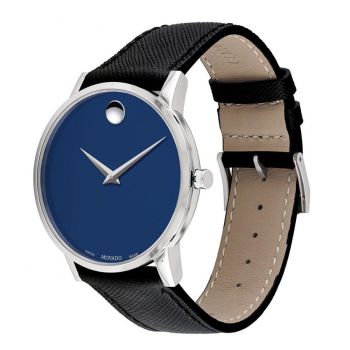 Đồng Hồ Nam Movado Museum 0607197 Màu Xanh Navy Đen