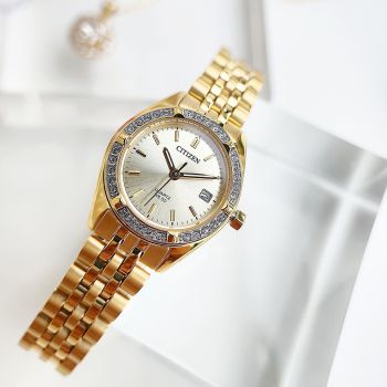 Đồng Hồ Nữ Citizen Gold Tone EU6062-50P Màu Vàng Gold