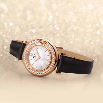 Đồng Hồ Nữ I&W Carnival 3011L1 Trắng Đen