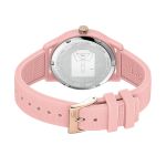 Đồng Hồ Nữ Lacoste Women's L.12.12 Pink Silicone Petit Piqué Strap Watch Màu Hồng