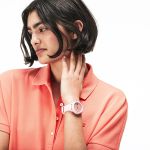 Đồng Hồ Nữ Lacoste Women's L.12.12 Pink Silicone Petit Piqué Strap Watch Màu Hồng