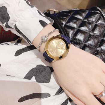 Đồng Hồ Nữ Movado Bold Ladies Watch 38mm Màu Vàng Xanh