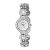 Đồng Hồ Nữ Guess Silver-Tone Jewelry Inspired Watch with Genuine Crystals & Self-Adjustable Bracelet U0527L1 Màu Bạc