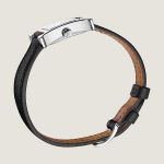 Đồng Hồ Nữ Hermès Heure H Watch Mini Model 21mm Màu Đen Bạc