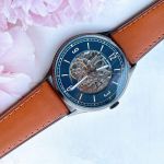 Đồng Hồ Nam Fossil Forrester Automatic Amber Leather Watch ME3178 Màu Nâu Đen