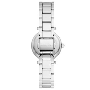 Đồng Hồ Nữ Michael Kors Parker Quartz Crystal White Dial Watch MK6932 Màu Bạc Bản 28mm