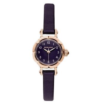 Đồng Hồ Nữ Sunlight 23mm Dây Da Màu Tím