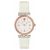 Đồng Hồ Nữ Versace Ladies Watch Wristwatch Leather Meander VELW00120 Màu Trắng
