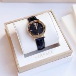 Đồng Hồ Nữ Versace Greca Glass VEU300221 Màu Đen Vàng