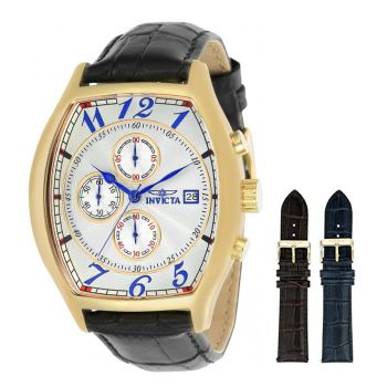 Đồng Hồ Nam Invicta  Men's Watch 14330 Màu Đen ( Kèm 2 Dây Đeo)