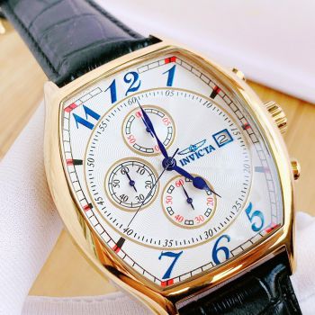 Đồng Hồ Nam Invicta  Men's Watch 14330 Màu Đen ( Kèm 2 Dây Đeo)