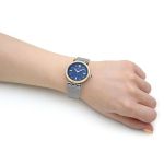 Đồng Hồ Nữ Versace Meander Watch VELW00520 Màu Bạc Mặt Xanh