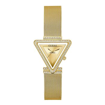 Đồng Hồ Nữ Guess Gold Tone Case Gold Tone Stainless Steel/Mesh Watch GW0508L2 Màu Vàng Gold