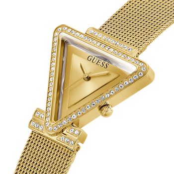 Đồng Hồ Nữ Guess Gold Tone Case Gold Tone Stainless Steel/Mesh Watch GW0508L2 Màu Vàng Gold