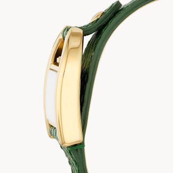 Đồng Hồ Nữ Fossil Harwell Three-Hand Green Litehide Leather ES5267 Màu Xanh Bạc