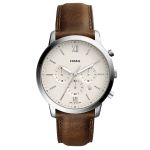 Đồng Hồ Nam Fossil Neutra Chronograph Brown Leather Watch FS5380 Màu Nâu Kem