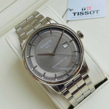 Đồng Hồ Nam Tissot Men Luxury Powermatic 80 T086.407.11.061.00 Màu Xám Bạc