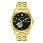 Đồng Hồ Nam Bulova  Automatic 97A132 Màu Vàng Gold