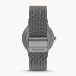 Đồng Hồ Nam Skagen Henriksen Solar-Powered Charcoal Steel Mesh Watch SKW6741 Màu Xám