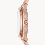 Đồng Hồ Nữ Michael Kors MK Women's Mindy Three-Hand Rose Gold-Tone Stainless Steel MK7085 Màu Vàng Hồng