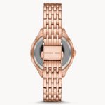 Đồng Hồ Nữ Michael Kors MK Women's Mindy Three-Hand Rose Gold-Tone Stainless Steel MK7085 Màu Vàng Hồng