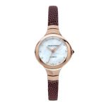Đồng Hồ Nữ Emporio Armani Fluid Deco Automatic Diamond Mother Of Pearl Dial ARS8250 Màu Nâu