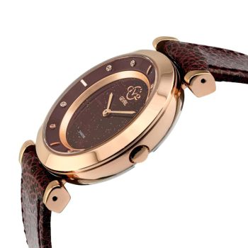 Đồng Hồ Nữ Gevril GV2 Lombardy Quartz Women Watch 14404 Màu Đỏ Vàng
